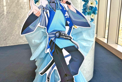 空衣御侍様のファンミーティング開催祝いリースフラスタ @天空劇場