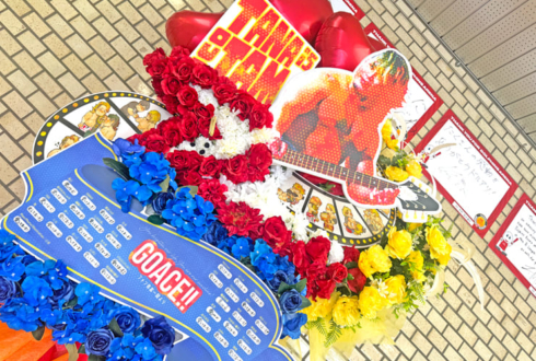 棚橋弘至選手のプロデュース興行「TANAHASHI JAM～至（いたる）」開催祝いギターモチーフフラスタ @愛知県体育館（ドルフィンズアリーナ）