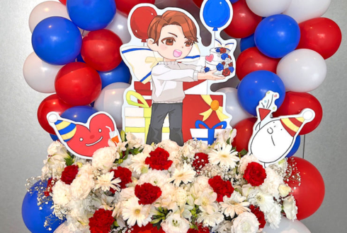 宮野真守様のFCイベント開催祝いバルーンアーチフラスタ @横浜BUNTAI