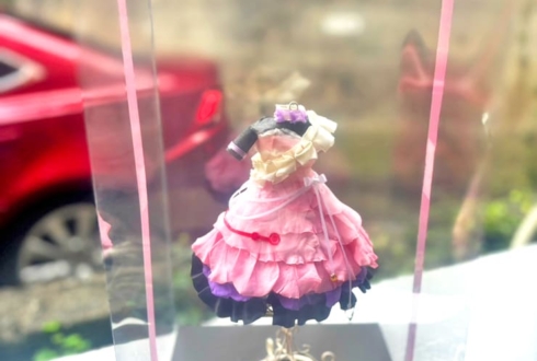 千代浦蝶美様のライブ公演祝い花 衣装再現プリザーブドフラワーミニトルソーアレンジ @神田明神ホール
