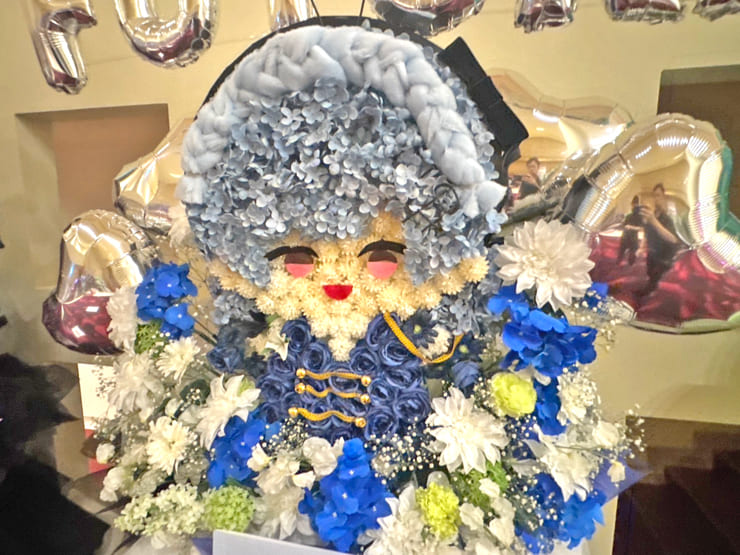 葉加瀬冬雪様の #にじさんじWORLDTOUR2025 名古屋公演祝いにじぱぺっとモチーフフラスタ @愛知県芸術劇場