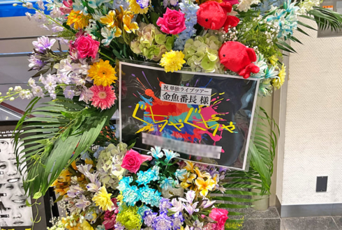 金魚番長様のお笑い単独ライブ公演祝いフラスタ @よしもと漫才劇場