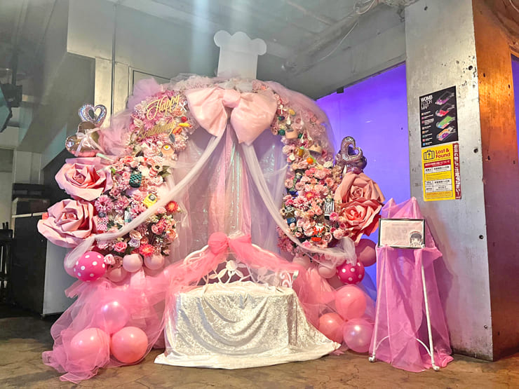 クララ・マグラ カラミ様の生誕祭祝い連結アーチ @WOMBLIVE