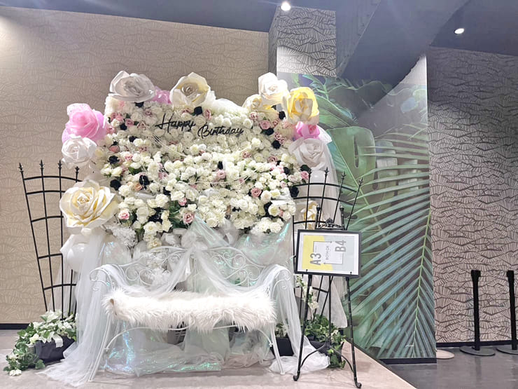 parfait d'ange 天使ふう様の生誕祭祝い3基連結フラスタ @秋葉原Galaxy
