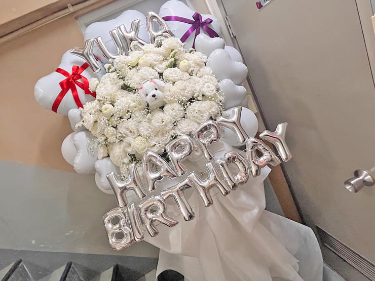 ゆうか様の生誕祭祝いフラスタ @都内某所