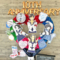 新しい学校のリーダーズ様の10周年ライブ公演祝いハートリースフラスタ @幕張メッセ