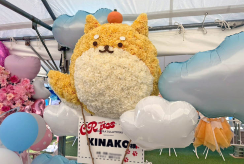 きなこ様の #CRFES2025 出演祝いkinako気球モチーフフラスタ @東京ドーム