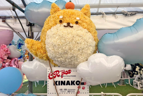 きなこ様の #CRFES2025 出演祝いkinako気球モチーフフラスタ @東京ドーム