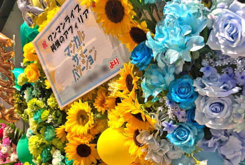 純情のアフィリア様のライブ公演祝い連結フラスタ&花束 @Zepp DiverCity
