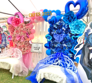 VanilLa様 Selly様の #CRFES2025 出演祝い連結アーチ @東京ドーム