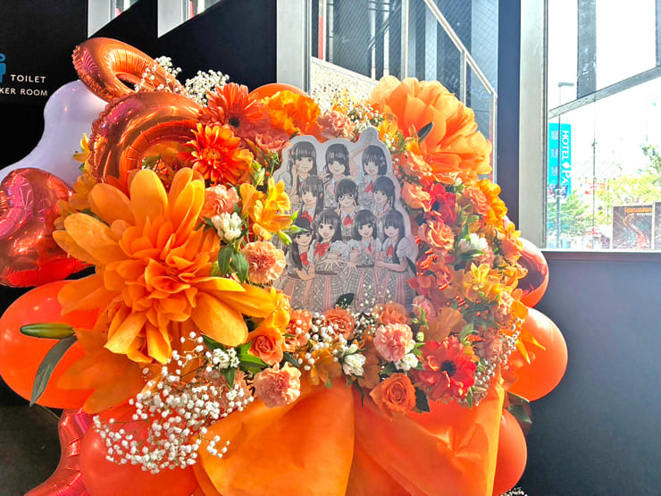 7限目のフルール様のライブ公演祝いフラスタ @harevutai