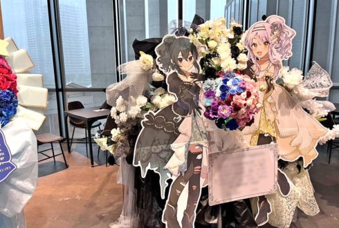 イヴ・サンタクロース役 松永あかね様&大石泉役 大木咲絵子様の #デレステ10thツアー千秋楽 公演祝いフラスタ @Kアリーナ横浜