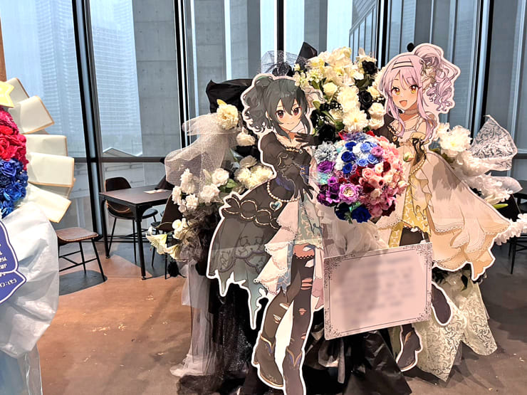 イヴ・サンタクロース役 松永あかね様&大石泉役 大木咲絵子様の #デレステ10thツアー千秋楽 公演祝いフラスタ @Kアリーナ横浜