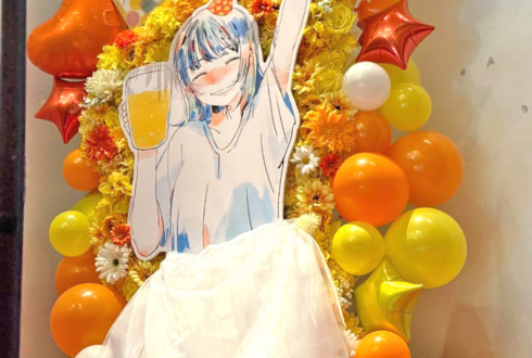 小林愛香様のBDイベント開催祝いフラスタ 花壁 @ヨコハマ ベイホール