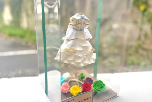 ハルニシオン 来海とい様の生誕祭祝い花 衣装再現プリザーブドフラワーミニトルソーアレンジ @代官山UNIT