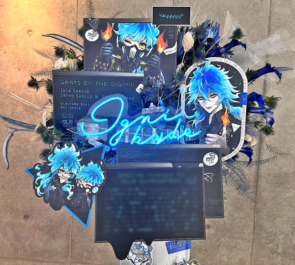 IGNIHYDE イデア・シュラウド様 オルト・シュラウド様のツイステ 3DCGライブ出演祝いフラスタ @幕張メッセ