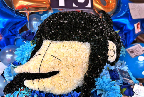 ピノキヲ様の25周年イベント開催祝いモチーフフラスタ @YOKOHAMA Bay Hall