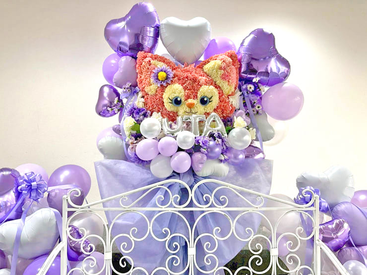 Palette Parade 葵うた様の生誕祭祝い「リーナベル」モチーフフラスタ @白金高輪SELENE b2