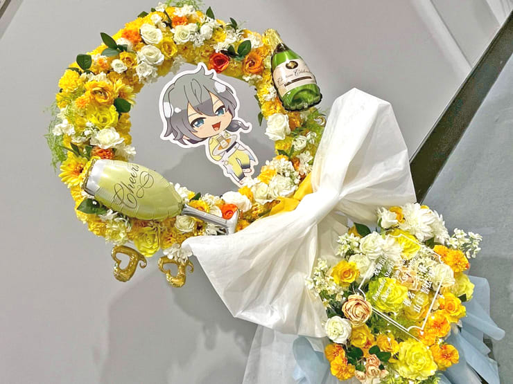 Crazy:B 椎名ニキ様 山口智広様の #スタフォニ 4thライブ公演祝いリースフラスタ @さいたまスーパーアリーナ