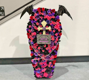 UNDEAD 朔間零様 増田俊樹様の #スタフォニ 4thライブ公演祝い棺桶モチーフフラスタ @さいたまスーパーアリーナ