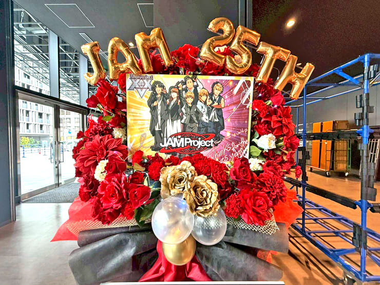 JAM Project様の25周年ライブ公演祝いフラスタ @横浜BUNTAI