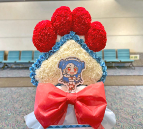 八王子ビビ様 寺澤百花様のプリティーシリーズ Crossing Live 2025出演祝い肉球モチーフフラスタ @パシフィコ横浜