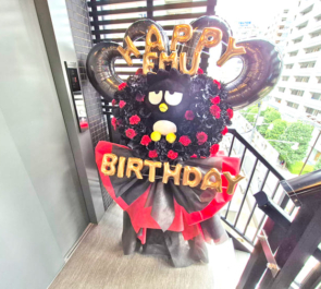 えむ様のBDイベント開催祝いフラスタ @メイドカフェ マジカルツインテール