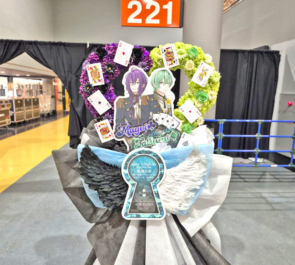 ALKALOID 礼瀬マヨイ様 重松千晴様&風早巽様 中澤まさとも様の #スタフォニ 4thライブ公演祝いハートリースフラスタ @さいたまスーパーアリーナ