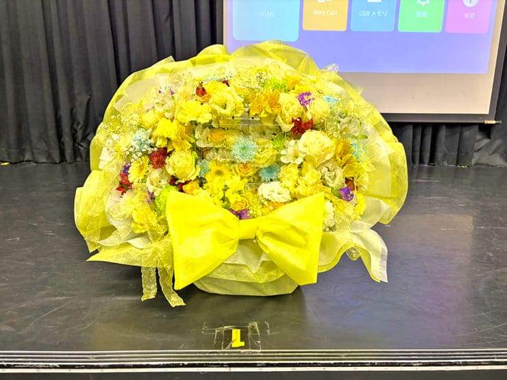 田口司様 宮内伊織様 司波光星様のファンミーティング開催・ゲスト出演祝い花 @代々木MUSE