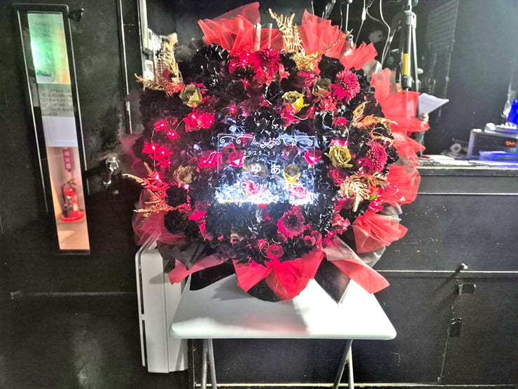 ゆあ様のライブ公演祝い花 @新宿Cat's hole