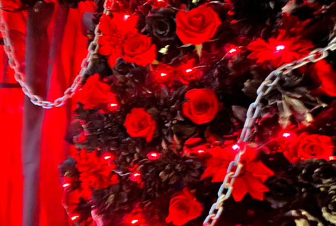 椎名ひかり様の降誕祭祝い連結アーチ @WWW