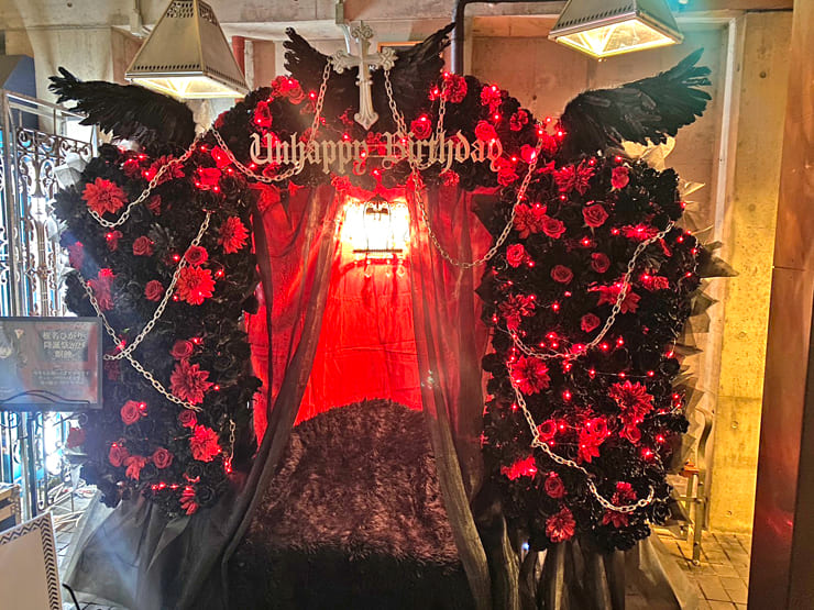 椎名ひかり様の降誕祭祝い連結アーチ @WWW