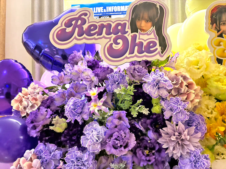 KissBee様の11周年ライブ公演祝い3基連結フラスタ @Veats Shibuya