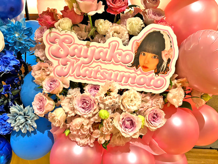 KissBee様の11周年ライブ公演祝い3基連結フラスタ @Veats Shibuya