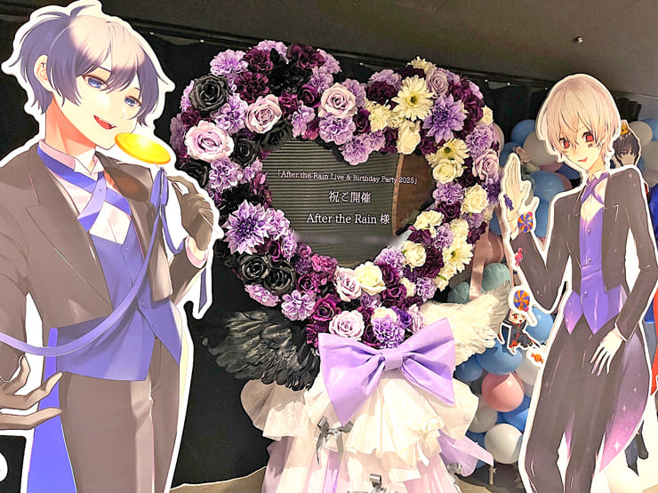 After the Rain様のライブ公演祝いハートリースフラスタ @ぴあアリーナMM