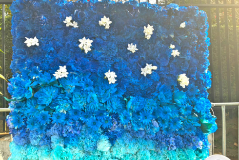 日向坂46 河田陽菜様の卒業ライブ公演祝いフラスタ 花壁・フラワーウォール @国立代々木競技場 第一体育館