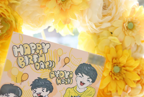 原宿YANKEEZ 堀井椋耶様のライブ公演祝い花 リースアレンジ @MODIS渋谷店