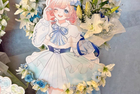 ハコニワリリィ様のライブ公演祝いリースフラスタ2基 @KT Zepp Yokohama