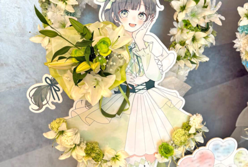 ハコニワリリィ様のライブ公演祝いリースフラスタ2基 @KT Zepp Yokohama