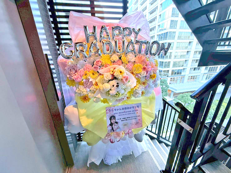 りん様の卒業イベント開催祝いフラスタ @メイドカフェ マジカルツインテール