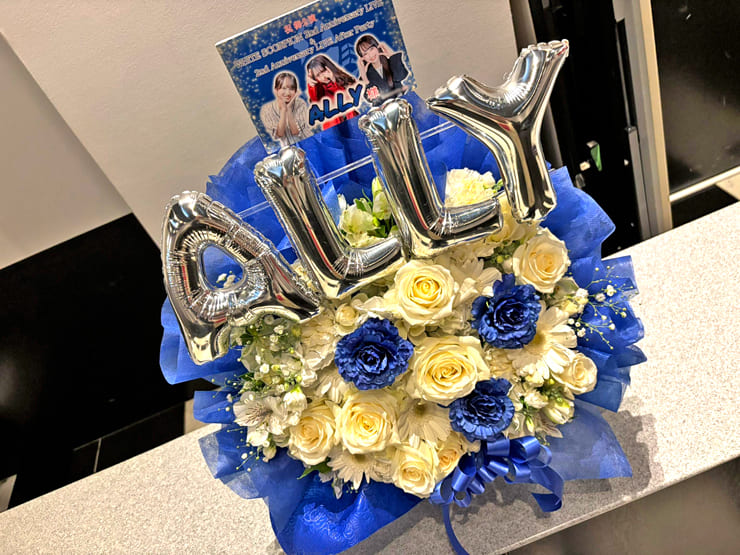 WHITE SCORPION ALLY様のライブ公演祝い花 @品川ステラボール