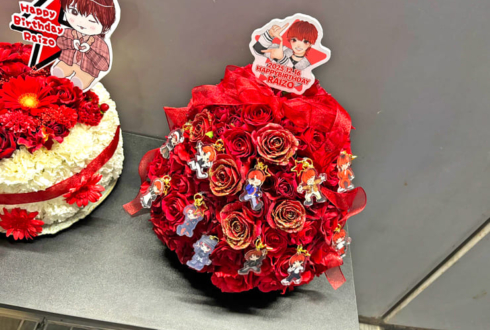 アリスアリア 雷造様の誕生祭祝い花 Xmasツリーアレンジ @文京HEADPOWER