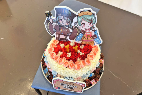 さえきやひろ様の初個展【11＋n】開催祝い花 フラワーケーキ @DESIGN FESTA GALLERY HARAJUKU