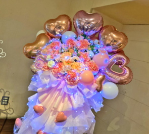 朝比奈愛恵様の生誕祭祝いフラスタ @梅田Zeela