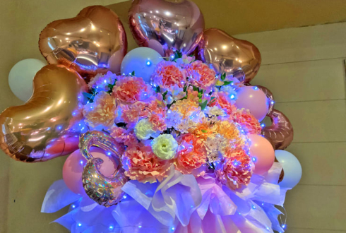 朝比奈愛恵様の生誕祭祝いフラスタ @梅田Zeela