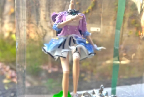 音葉なほ様の生誕祭祝い花 衣装再現フラワードール 【花屋店頭展示】