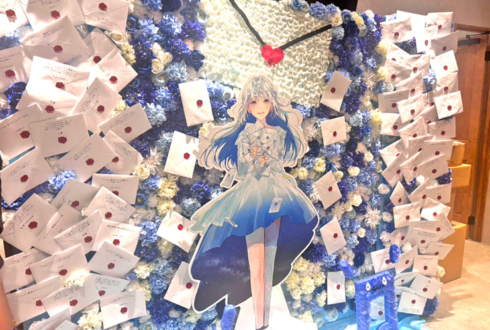 ヨノ様のライブ公演祝い4基連結フラスタ 花壁 FlowerWall @EREN YOKOHAMA