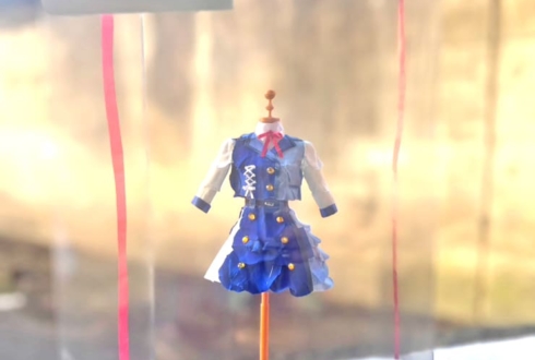 Palette Project様の #パレプロワンマン2025 公演祝い花 衣装再現プリザーブドフラワーミニトルソーアレンジ @大手町三井ホール