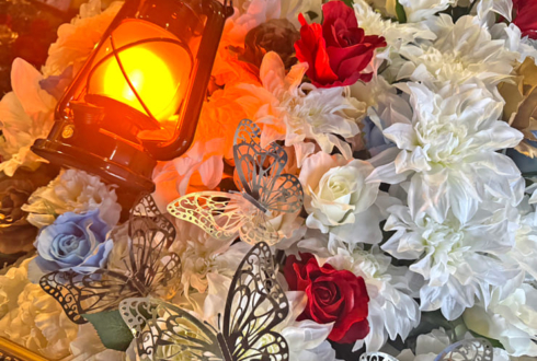 蛾と蝶 零様の生誕祭祝いフラスタ @HOLIDAY NEXT NAGOYA