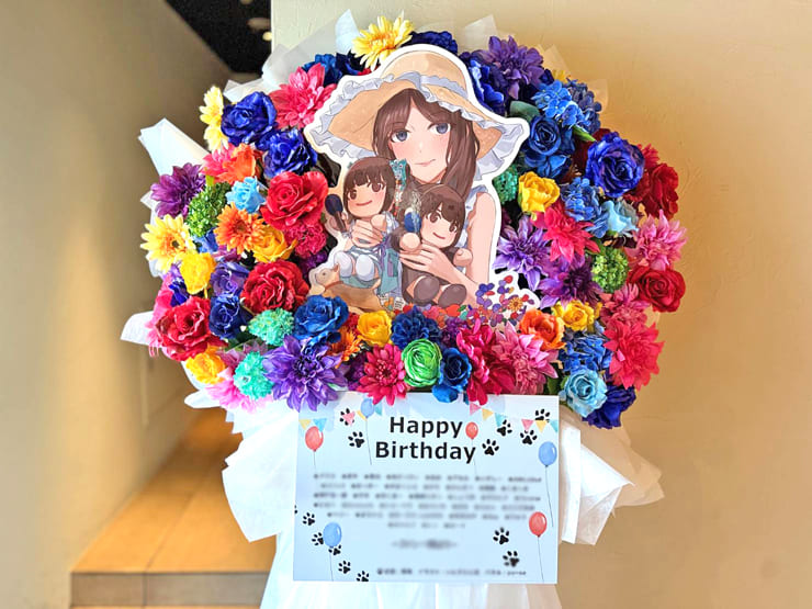 近藤玲奈様の誕生祭祝いフラスタ @SHIBUYA TSUTAYA